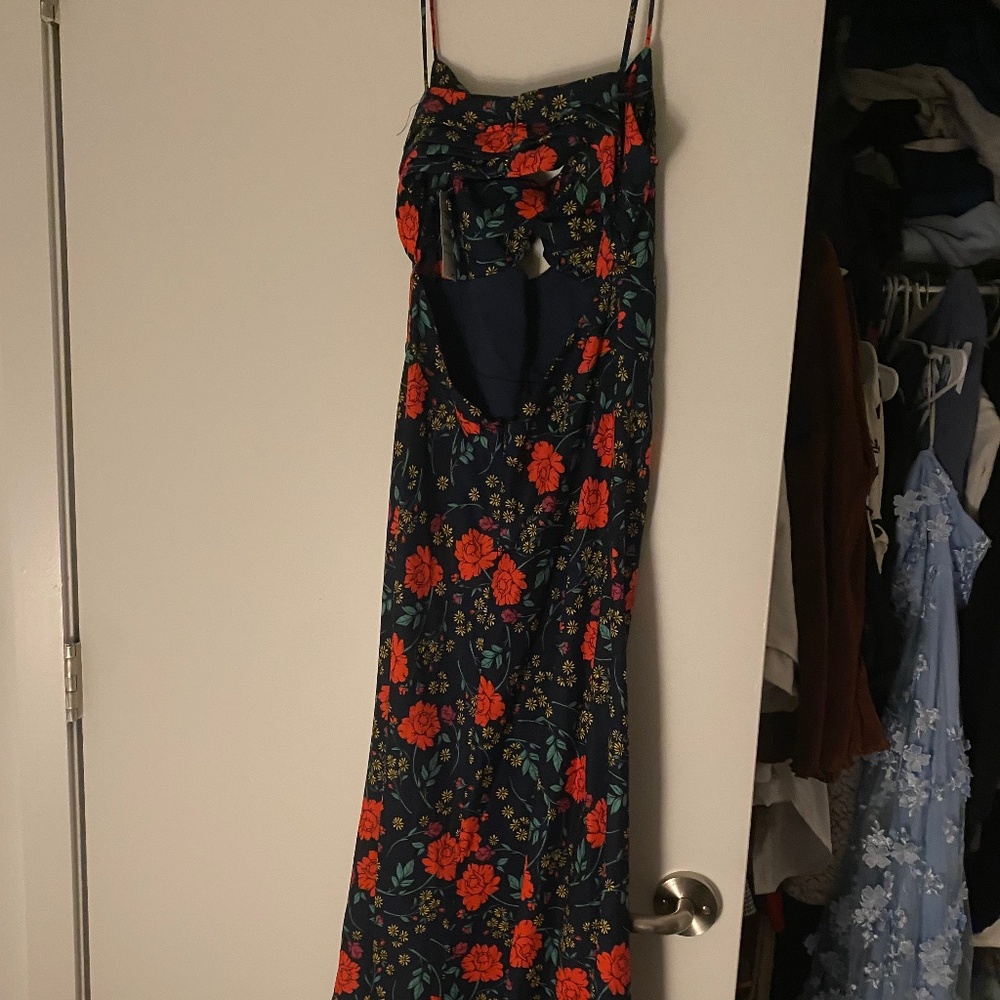 Finders keepers navy floral dress